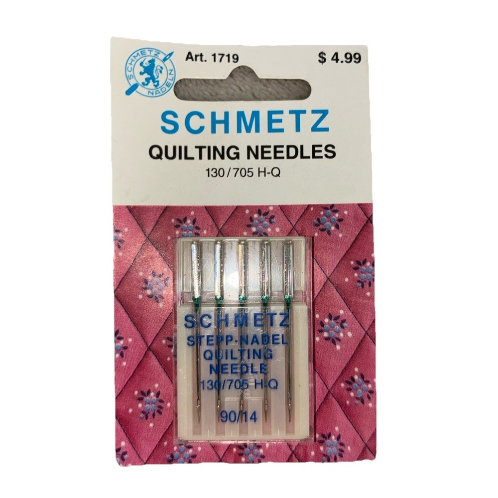 SCHMETZ QUILTING SEWING‎ MACHINE NEEDLES (5) 130/705 H-Q